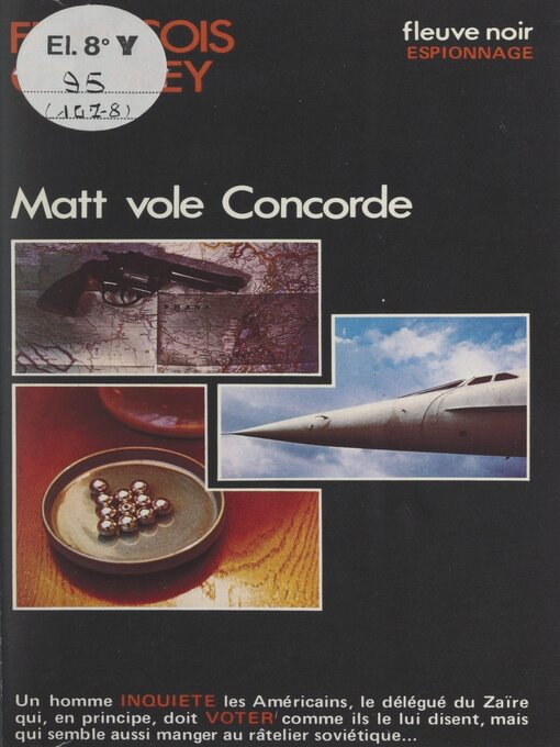 Title details for Matt vole Concorde by François Chabrey - Wait list